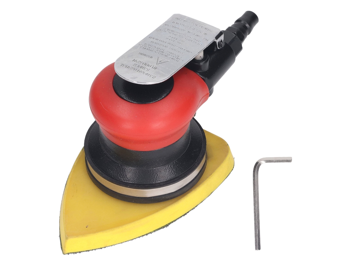 Lijadora/pulidora Triangular Neumática De 1/4 Pulg., 90 Psi, 10000 Rpm, Vibración Prolongada.