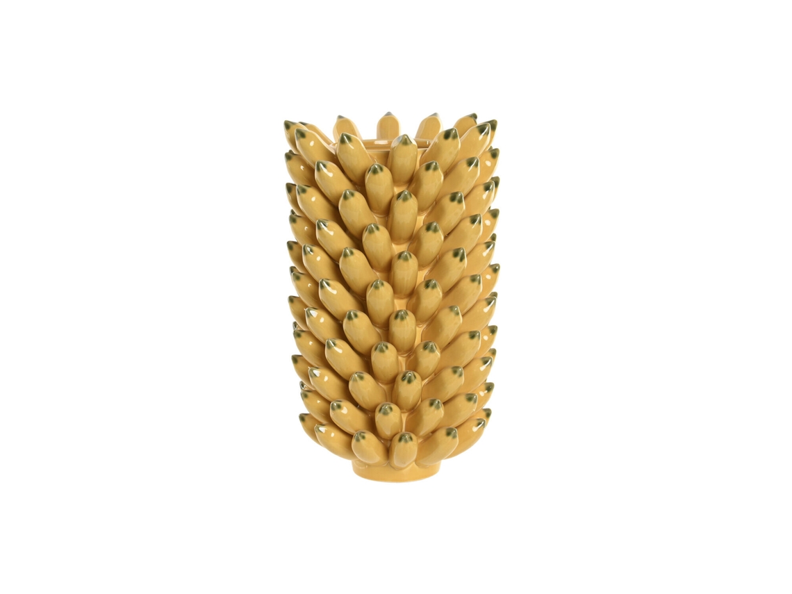 Jarron Gres Platano Amarillo 28x28x40cm