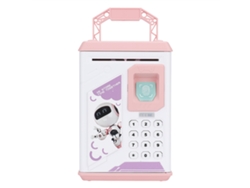 Máquina Expendedora De Dinero Automática Para Niños Con Diseños De Dibujos Animados Y Luz Ultravioleta Rosa.