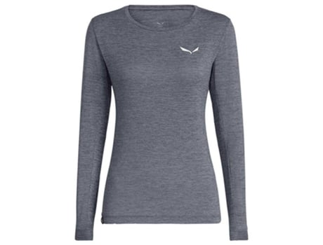 Camiseta de Hombre SALEWA Puez Melange Dryton Azul