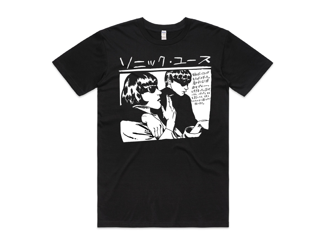 Sonic Youth Black Goo - Japanese T-shirt Rockinstone Unisex Adults Best Sellers Size:xxl