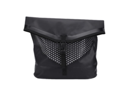 Airbag frontal para vehículos eléctricos, tejido impermeable, ajuste universal, color negro.