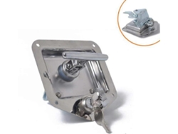 Cerradura Antirrobo De Acero Inoxidable Para Remolques Caravanas Cajas Herramientas