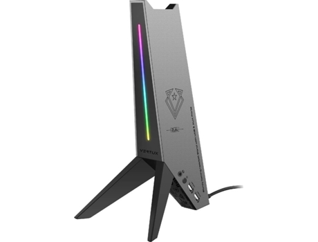 Soporte para Auriculares Gaming VERTUX Zulu RGB 2xUSB AUX