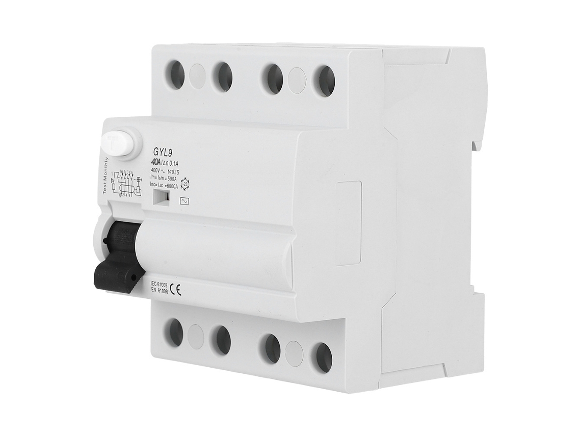Omni-interruptor De Circuito De Corriente Residual Protección Contra Fugas 25a/40a/63a 400vac Gyl940a Equipo Eléctrico