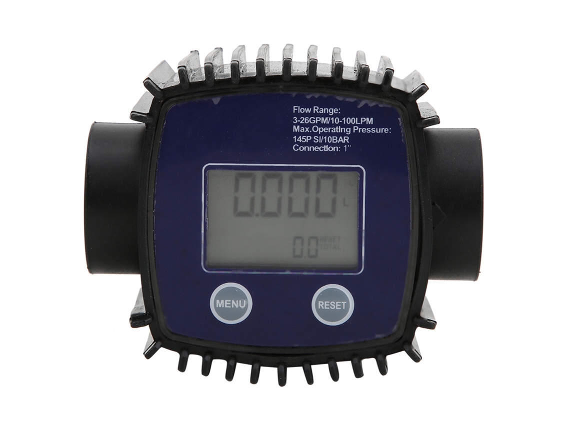 Medidor de Fluxo Digital K25 com Sensor de Água 1 Polegada 10-100L/min | S/MARCA