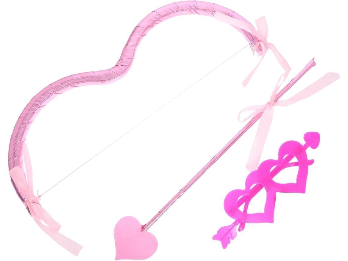 Set 4 Mini Forma Gafas Fotomatón, De Accesorios Cupido Para El Día San Valentín Piezas Que Incluye