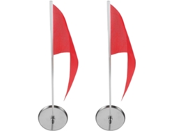Bandera De Golf De Acero Inoxidable De 0,4 X 10 Cm Con Hoyo De Golf.