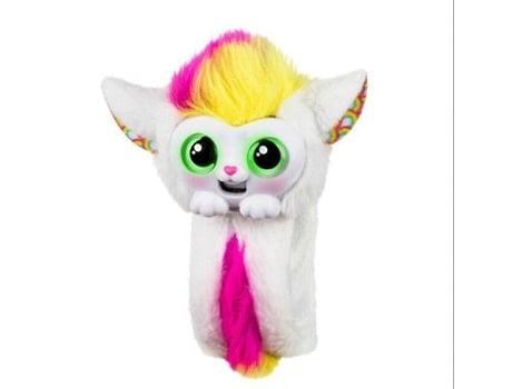 Muñeco de Peluche de Mono de Dibujos Animados Encantador Para Bebés Blanco