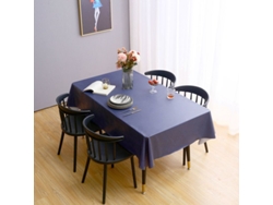 Rebe-mantel Rectangular De Pvc Azul Marino, Resistente Al Agua Y Aceite, 54x108 Pulgadas, Para Mesa De Comedor, Fiesta Y Camping