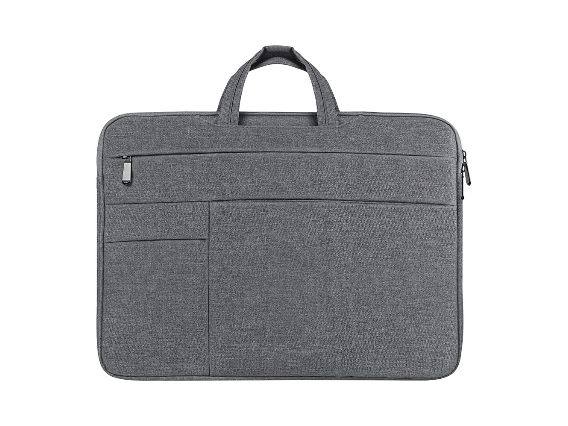 Bolso De Mano Para Portátil Dux Ducis Lbtd Series De 15,5 A 16 Pulgadas, De Poliéster, Con Múltiples Bolsillos, Color Gris Oscuro.