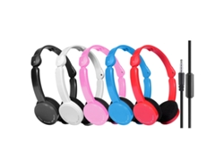Auriculares Supraaurales Con Cable De 3,5 Mm, Plegables, Deportivos Y Portátiles Para Mp3, Mp4, Smartphones Y Portátiles.
