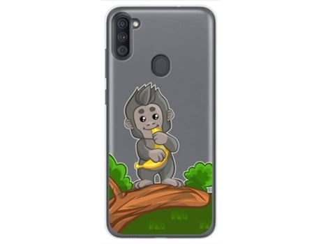Carcasa Samsung Galaxy M11 TUMUNDOSMARTPHONE Dibujos Transparente Multicolor