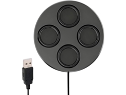 Altavoz estéreo USB con cable para graves potentes, ideal para viajes, fiestas y coches SFUSHOS