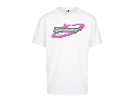 Camiseta MISTER TEE Speed Logo Blanco (XS)
