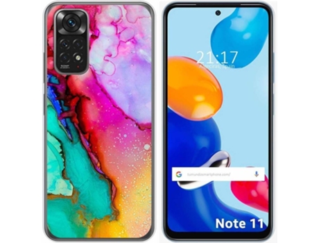 Carcasa Xiaomi Redmi Note 11 TUMUNDOSMARTPHONE Dibujos Mármol 15 Multicolor