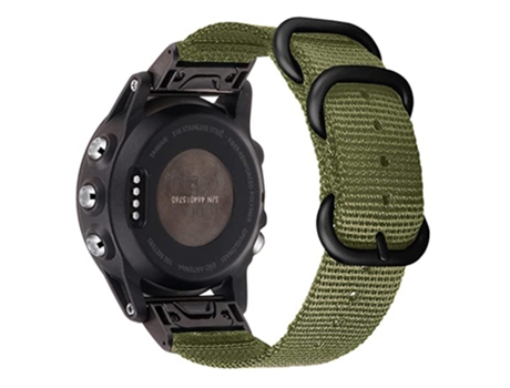 Correa de acero inoxidable 20mm ajustable con tres bucles para Garmin Fenix 7S/6S Pro/5S Plus - pista