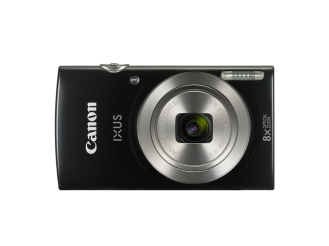 Compacta Canon Ixus 185 negro 20 iso auto 1600 zoom 8x 20mp digital 20mpx 12.3 ccd 5152 3864 28 16x 4+