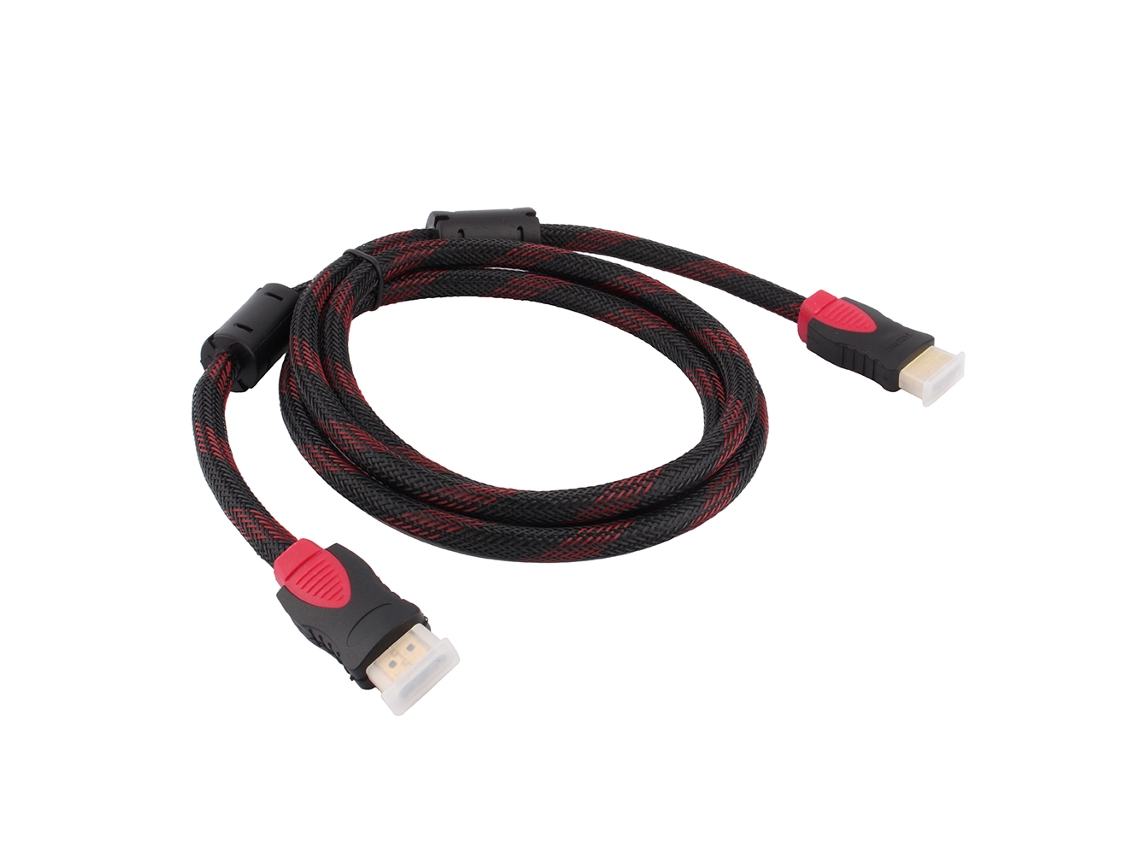 Cable Hdmi De Alta Calidad De 5/10 Pies Con 2 Anillos Magnéticos V1.4 Hd 1080p Para Lcd Hdtv Ps4