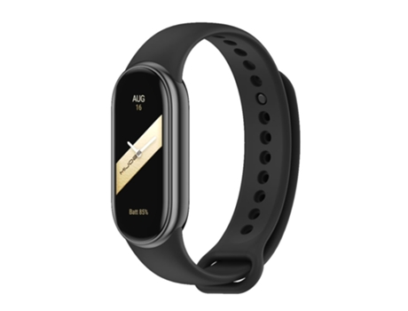 Correa Smartwatch para Xiaomi Mi Band 8 Silicona Color Sólido Mijobs (Negro)