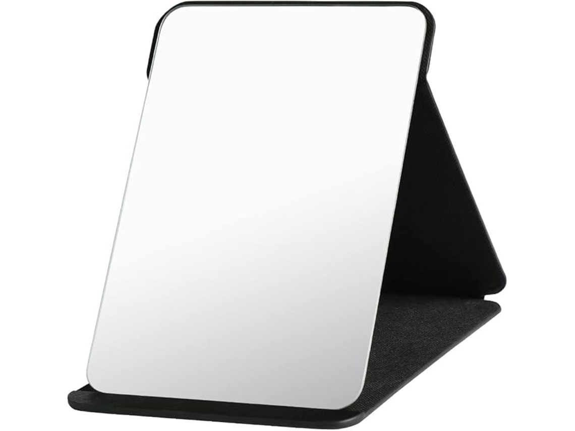 Espejo plegable de 15,5 x 20,5 cm con soporte ZYBLSSBB