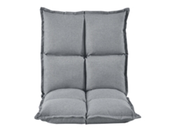 Conjunto de 2 sillas de suelo Deinze con estructura de metal 52 x 50 cm - Gris claro [en.casa]