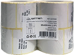 ROLO ETIQUETAS SITTEN 55X64MM X 500