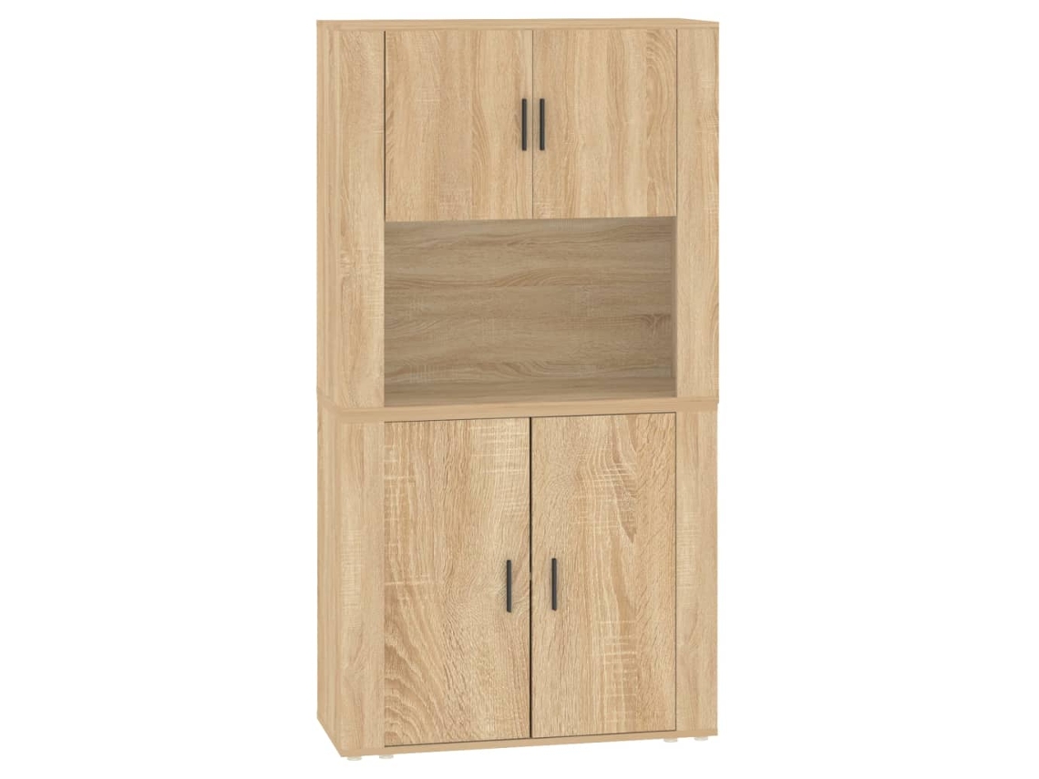 Maison Exclusive - Aparador Alto Madera Contrachapada Color Roble