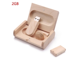Unidad Flash Usb De Madera (almacenar Datos, Uso Portátil)