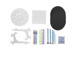Kit De Pintura De Mandalas De 34 Piezas, Herramientas Para Punteado Diy, Accesorios Para Arte Rupestre