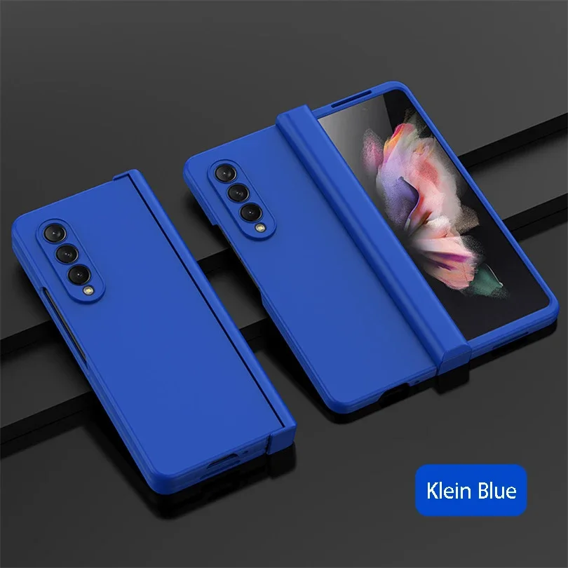 (azul, Galaxy Z Fold6) Funda Para Teléfono De Material Pc, Compatible Con Samsung, Funda Protectora Plegable Ultrafina Con Bisagra.