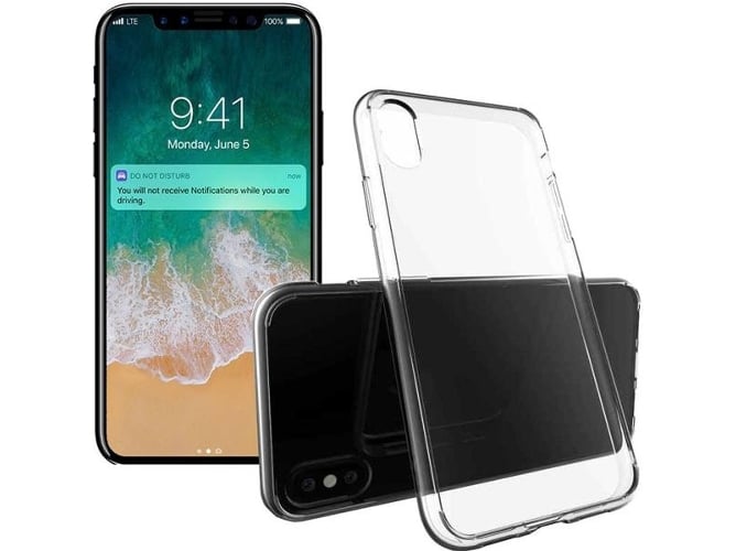 Funda iPhone X, XS Gel Transparente