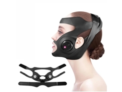 Cinto De Levantamento Facial Line Com Massageador De Controle Remoto Massagem Facial Redutor De Queixo Duplo E Cinto Relaxante Preto Yizhood
