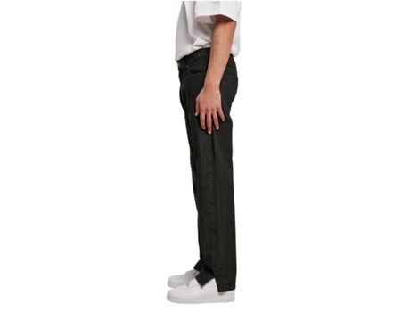 Pantalones Vaqueros para Hombre URBAN CLASSICS (36 - Algodón - Negro)