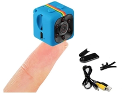 Mini cámara espía 960p HD inalámbrica con visión nocturna y detección de movimiento, ideal para deportes, hogar y oficina, color azul Bestvite