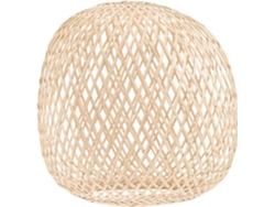 Lámpara De Techo De Bambú Hecha A Mano, Estilo Rústico, Tejida A Mano, 20 Cm De Diámetro, Para Sala De Estar.