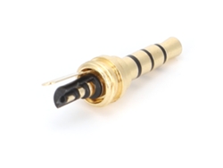 30pcs Conector Fêmea 3,5mm 4 Pole Equilibrado Com Abraçadeira De Cabo Para Fones De Ouvido