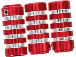 Juego De 3 Fundas Antideslizantes Rojas Para La Palanca De Cambios De Motocicleta.