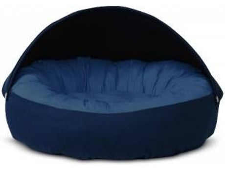 Cama Redonda para Perros y Gatos GAUTY Tela de sarga (Azul - 57 cm)