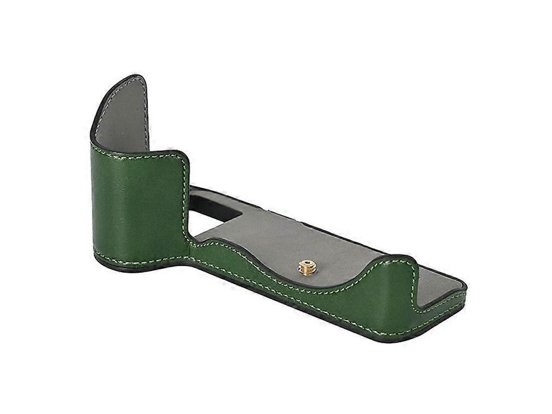 Estuche de cuero para cámara Panasonic Lumix S5/S5 II con ranura para batería Facpoet