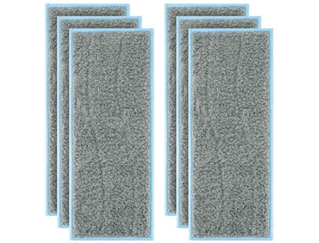 Para Irobot Braava Jet M6 Paquete de 6 almohadillas lavables para fregar en húmedo de repuesto Compatible para Irobot Braava Jet M6