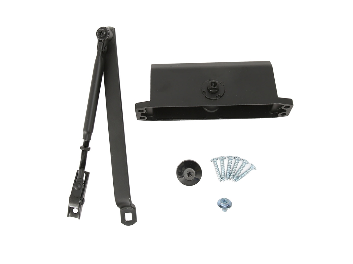 Fechador De Porta Deslizante Hidráulico Automático Para Portas De Peso De 143,3 A 187,4 Lb Sem Posicionamento