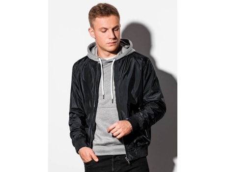 Chaqueta OMBRE Poliéster Hombre (M - Negro)
