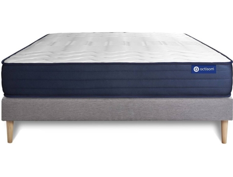Conjunto de Somier + Colchón ACTISOM Actilatex Life (Gris - 120x190cm)