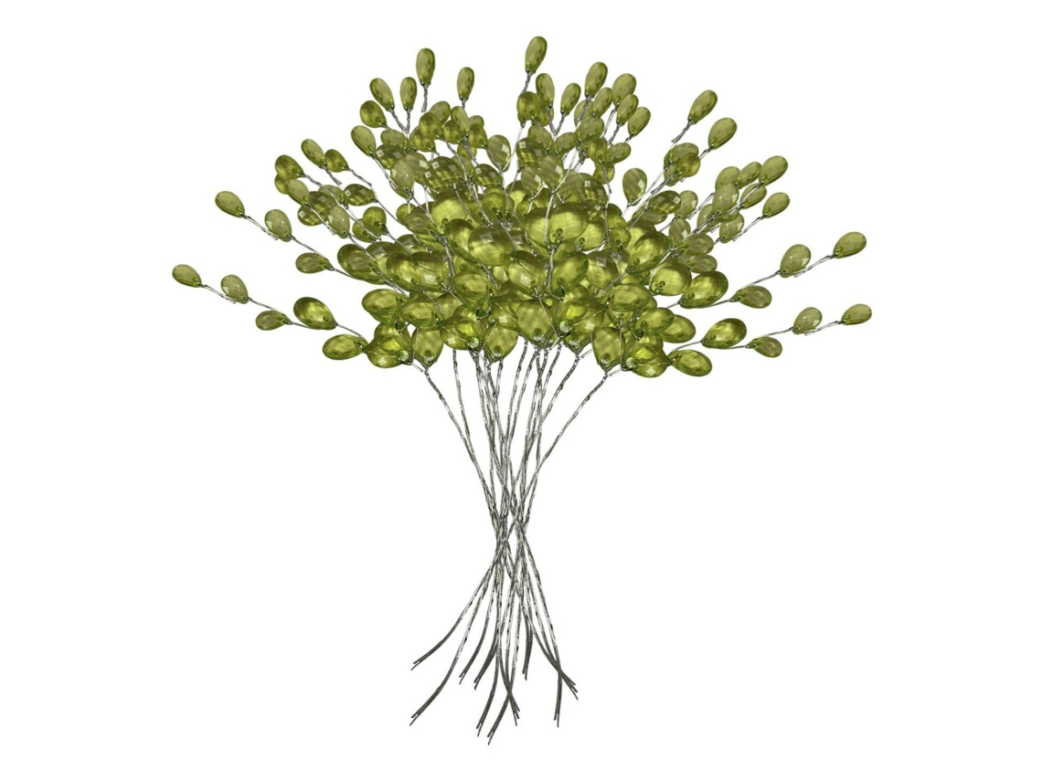 30 ramas de flores con cuentas acrílicas para crear vegetación slowmoose