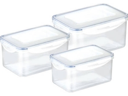 3 Cajas TESCOMA Freshbox profunda  (0.9, 1.6, 2.4 l)