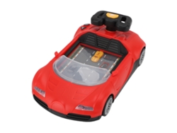 Coche De Carreras De Juguete Con Volante Musical Y Sonido Para Niños - Rojo