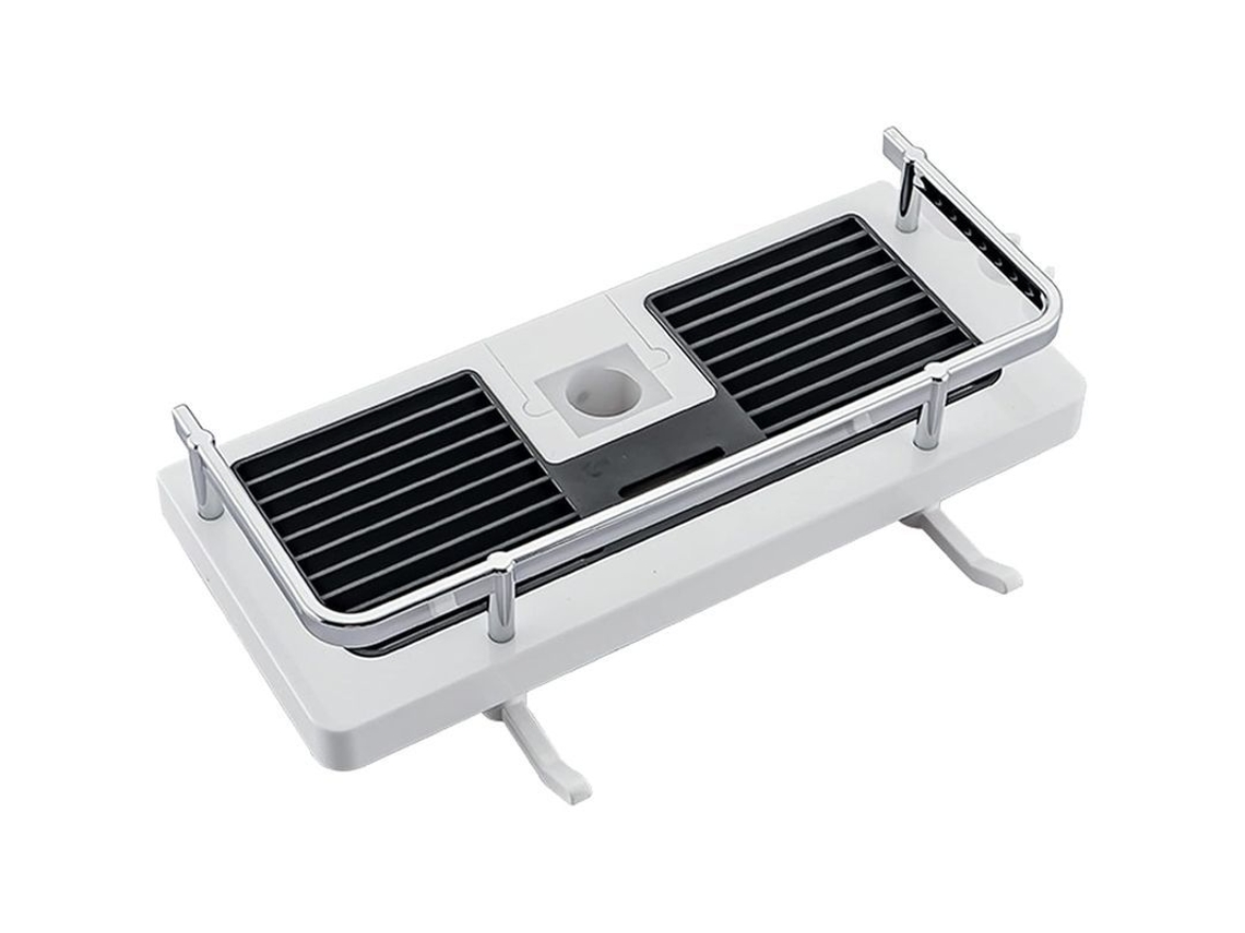 Cabezal De Ducha Telescópico Regal De Aluminio Inoxidable, No Requiere Perforación, Apto Para Barras De 24–25 Mm.