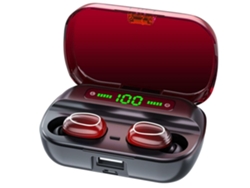 Auriculares YEMAESRE Bluetooth impermeables con cancelación de ruido Rojo