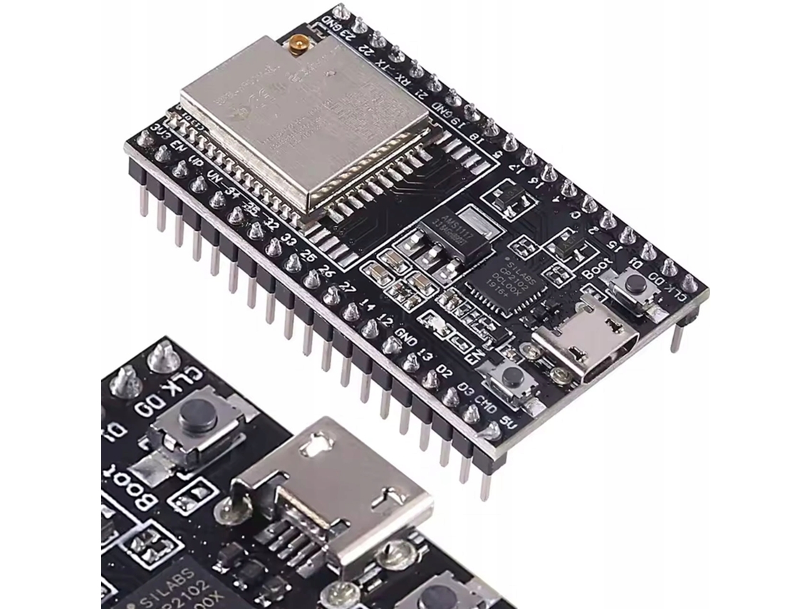 Módulo ESP-WROOM-32U – Wi-Fi + Bluetooth | 32 GPIO | Antena U.FL externa | IoT y automatización